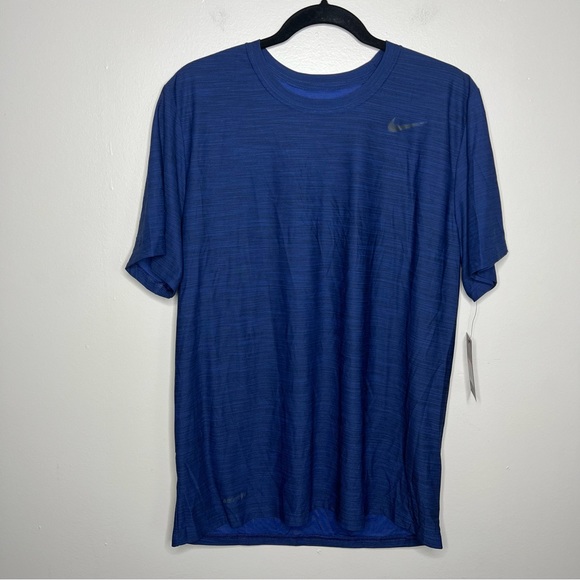NWT Nike Dri Fit Navy Blue Tee - size large - Picture 1 of 5